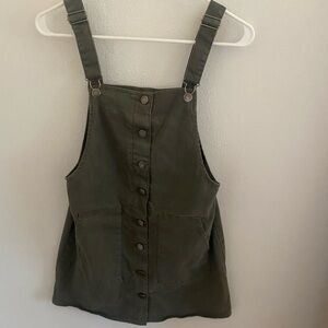 Love, Fire Olive Button-Up Top